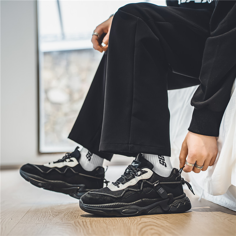 Warrior 'Guochao High Street Dad Shoe Black White' 圖 13