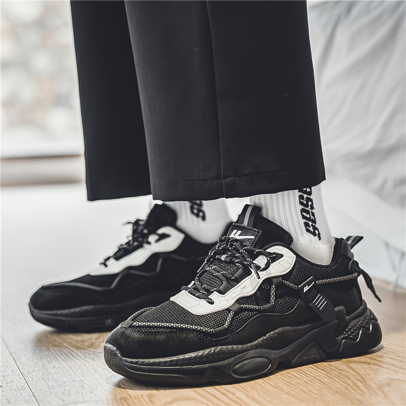 Warrior 'Guochao High Street Dad Shoe Black White' 圖 14