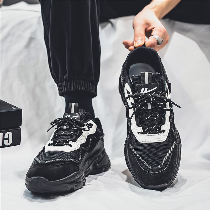 Warrior 'Guochao High Street Dad Shoe Black White' 圖 16