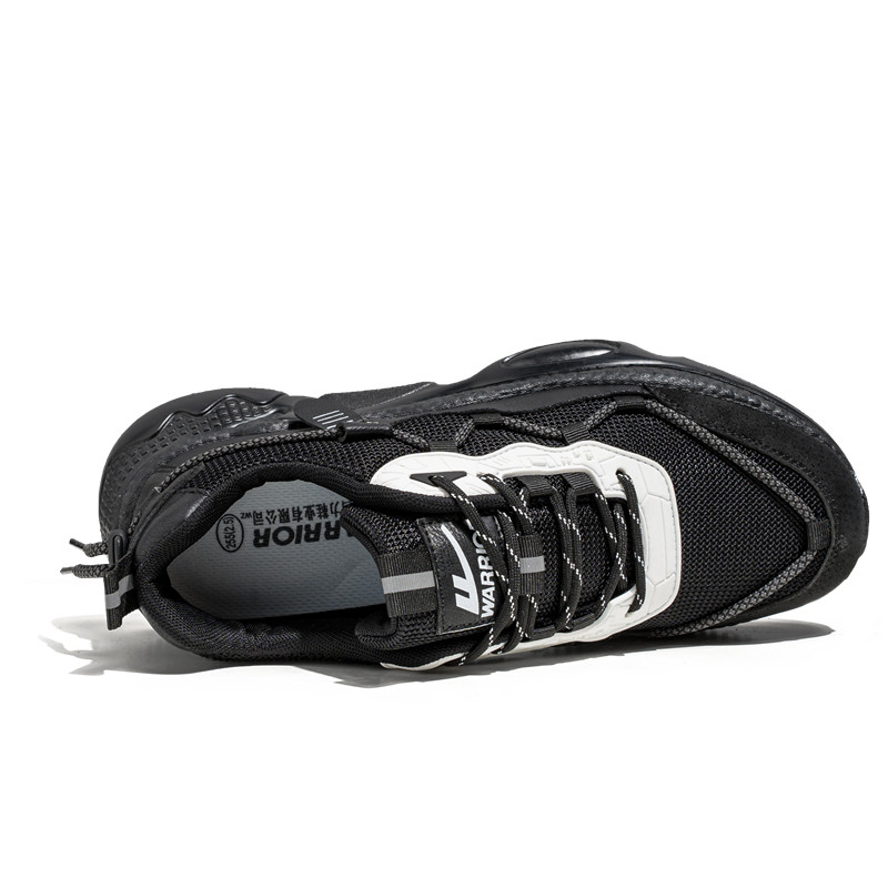 Warrior 'Guochao High Street Dad Shoe Black White' 圖 4