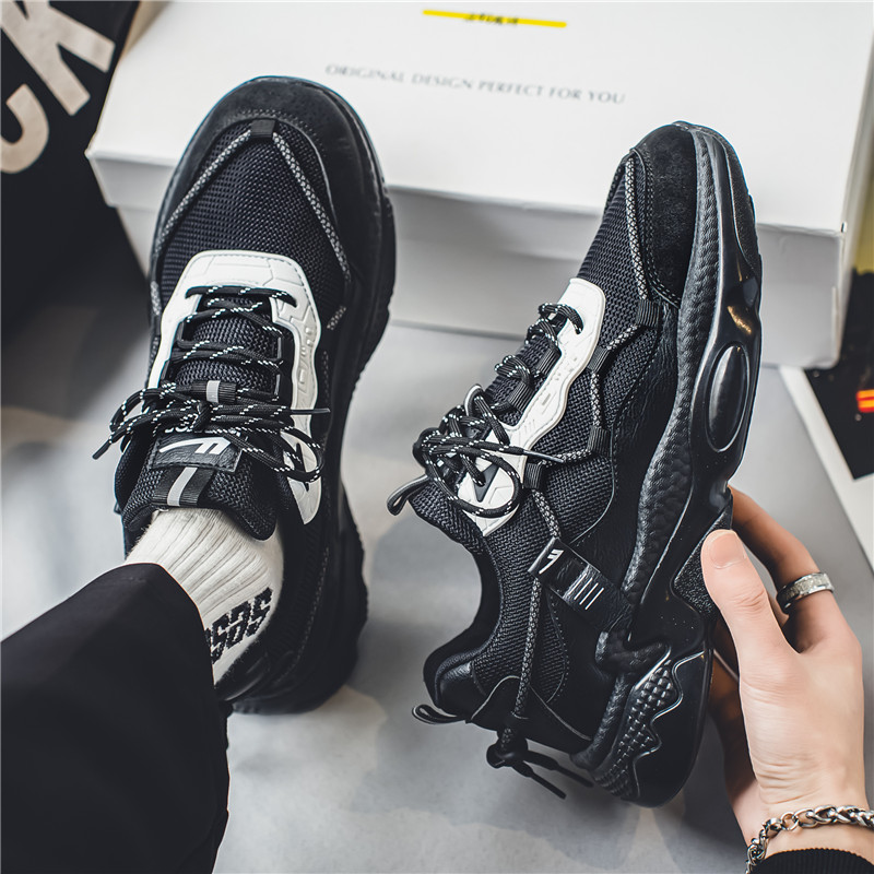 Warrior 'Guochao High Street Dad Shoe Black White' 圖 7