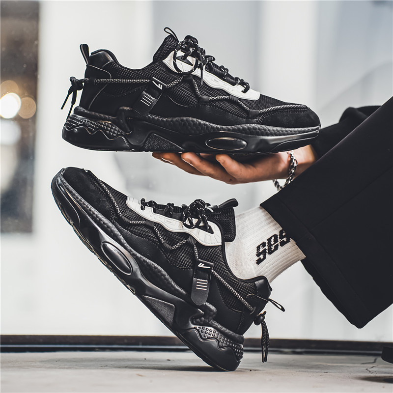 Warrior 'Guochao High Street Dad Shoe Black White' 圖 8