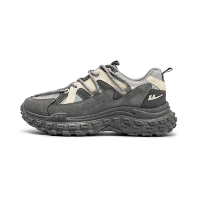 Warrior 'Guochao Thick Bottom Casual Grey Beige'