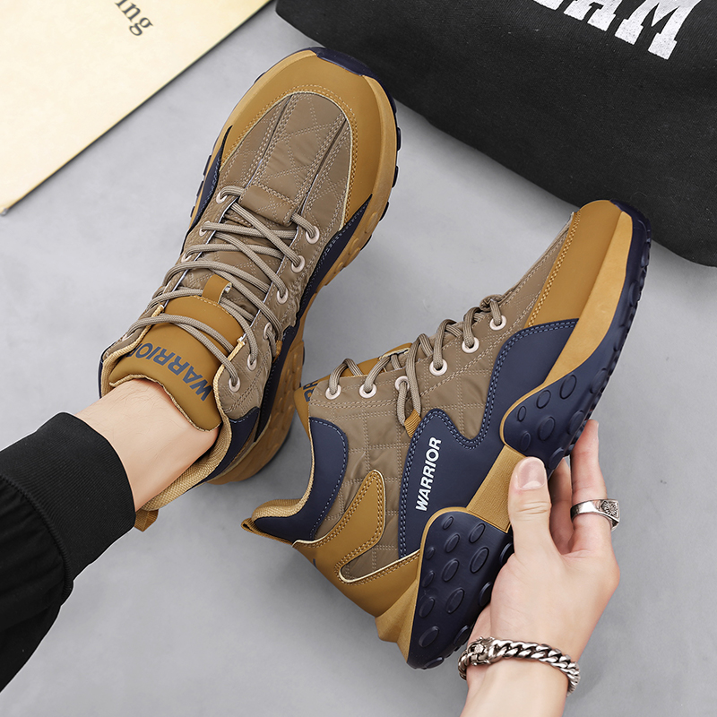 Purchase Warrior 'Khaki Navy' Sepatu Pria Terbaru WXY-F828C03