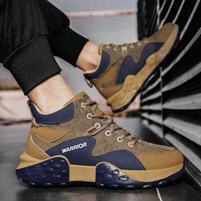 Warrior 'Khaki Navy' Sepatu Pria Terbaru WXY-F828C03 Cheap Warrior 'Khaki Navy' Sepatu Pria Terbaru WXY-F828C03
