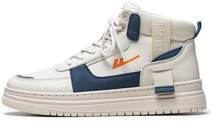 Warrior 'Retro National Style Embroidery Mixed Comfort High-Top Blue Beige' WXY(S)-1627N01 Buy Warrior 'Retro National Style Embroidery Mixed Comfort High-Top Blue Beige' WXY(S)-1627N01