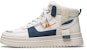 Warrior 'Gaya Retro Kebangsaan Sulaman Kasual Tinggi Biru Beige' WXY(S)-1627N01