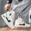 Shop Warrior 'Gaya Retro Kebangsaan Sulaman Kasual Tinggi Biru Beige' WXY(S)-1627N01