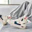 Sizing Warrior 'Gaya Retro Kebangsaan Sulaman Kasual Tinggi Biru Beige' WXY(S)-1627N01
