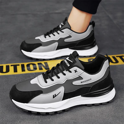 Warrior 'Jalan Gaya Sejuk Kelabu Hitam' WXP(WZ)-111902 3