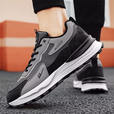 Warrior 'Jalan Gaya Sejuk Kelabu Hitam' WXP(WZ)-111902 10