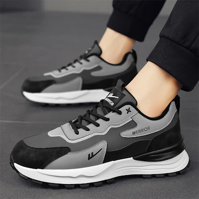 Warrior 'Jalan Gaya Sejuk Kelabu Hitam' WXP(WZ)-111902 11