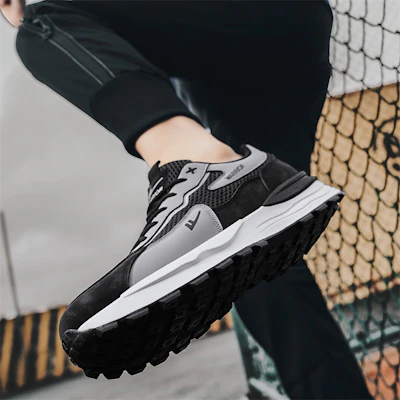 Warrior 'Jalan Gaya Sejuk Kelabu Hitam' WXP(WZ)-111902 24