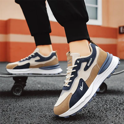 Warrior 'Jalan Gaya Sejuk Kelabu Hitam' WXP(WZ)-111902 58