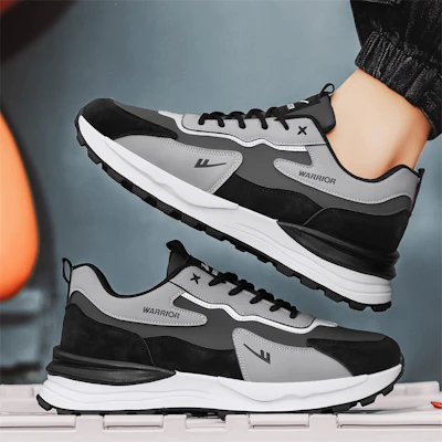 Warrior 'Jalan Gaya Sejuk Kelabu Hitam' WXP(WZ)-111902 68