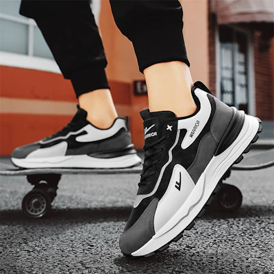 Warrior 'Jalan Gaya Sejuk Kelabu Hitam' WXP(WZ)-111902 79