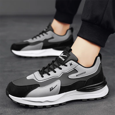 Warrior 'Jalan Gaya Sejuk Kelabu Hitam' WXP(WZ)-111902 1