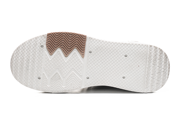 Warrior 'Synthetic Leather Patchwork Fashion Low-Top Sneakers in Beige Brown' 圖 3