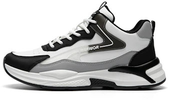 Warrior 'White Black Low-Top' WXY(S)-1594N01 Warrior 'White Black Low-Top' WXY(S)-1594N01