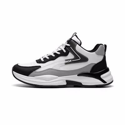 Warrior 'White Black Low-Top'
