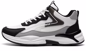 Warrior 'White Black Low-Top' WXY(S)-1594N01 Warrior 'White Black Low-Top' WXY(S)-1594N01