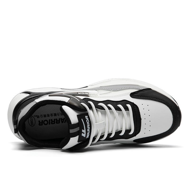 Shop Warrior 'White Black Low-Top' WXY(S)-1594N01