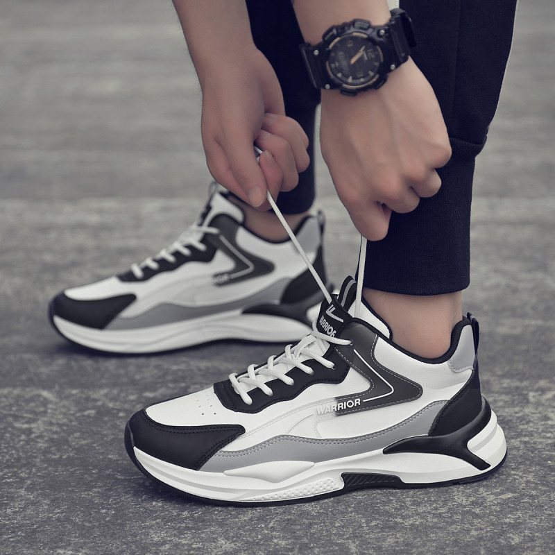 Sizing Warrior 'White Black Low-Top' WXY(S)-1594N01