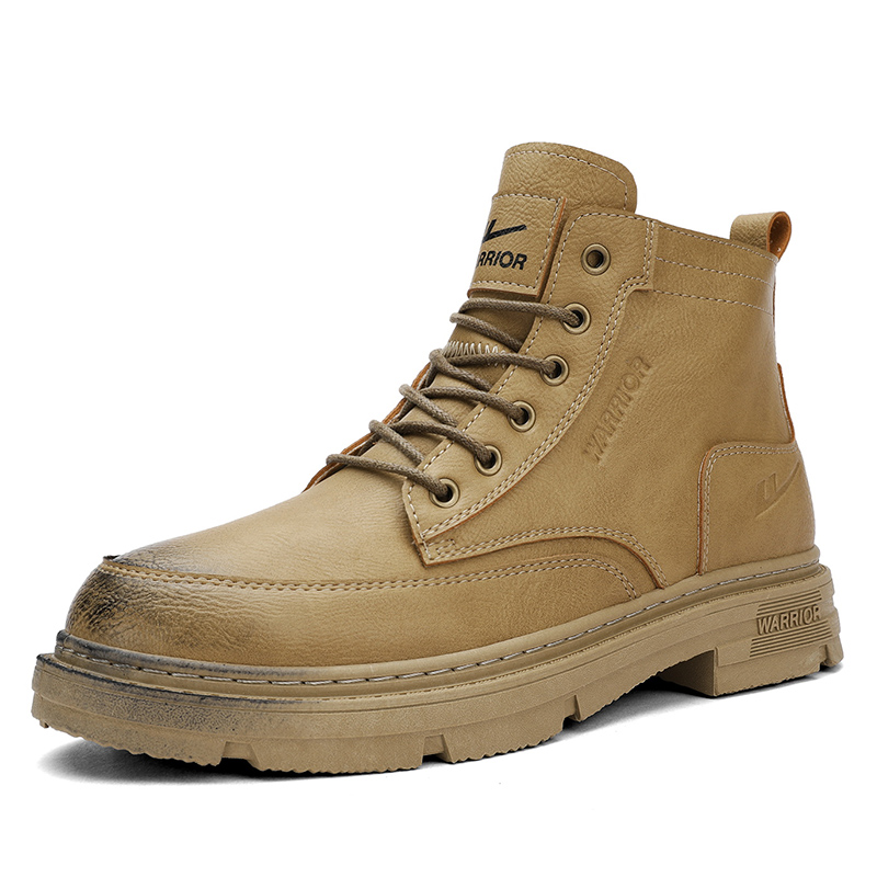 Order But Kasut Buku Lali Warrior 'Khaki Retro Kasual' WXP(WZ)-081501