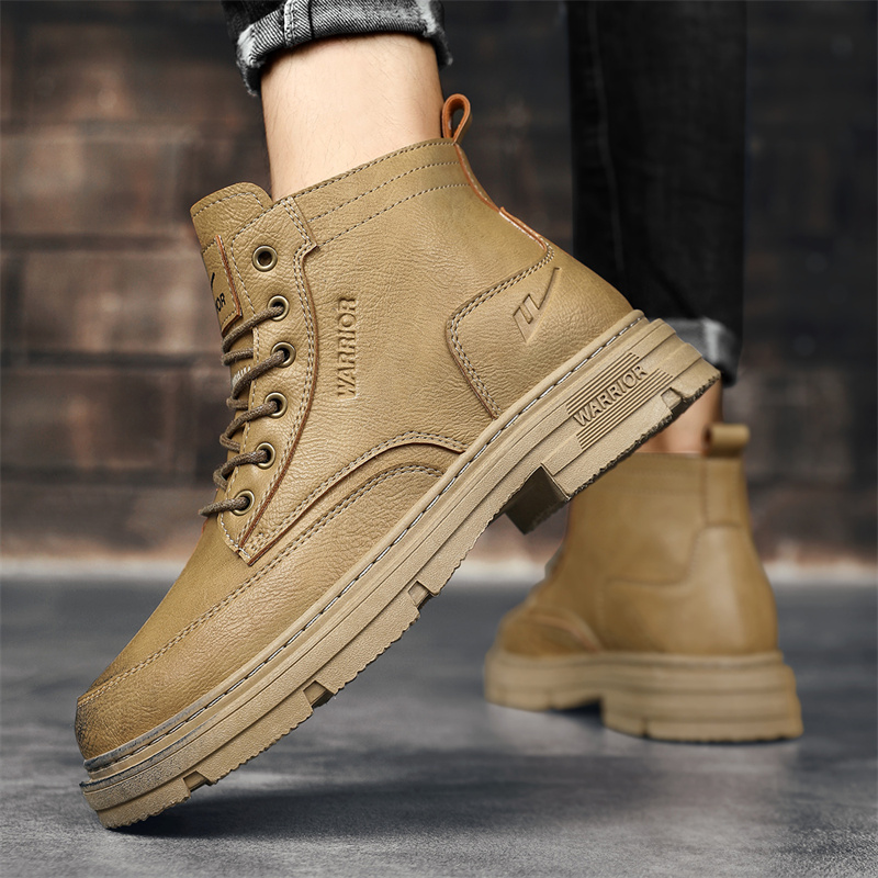 Sizing But Kasut Buku Lali Warrior 'Khaki Retro Kasual' WXP(WZ)-081501