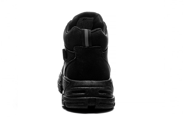 霸王牌回力 休閒百搭戶外 防滑耐磨 高筒 馬丁靴 男款 黑色 5