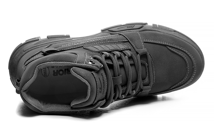 Shop 霸王牌回力 休閒百搭戶外 防滑耐磨 高筒 馬丁靴 男款 黑色