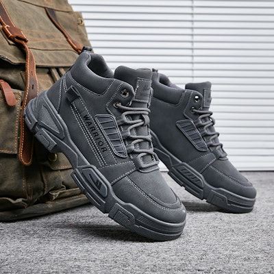 霸王牌回力 休閒百搭戶外 防滑耐磨 高筒 馬丁靴 男款 黑色 Sizing 霸王牌回力 休閒百搭戶外 防滑耐磨 高筒 馬丁靴 男款 黑色