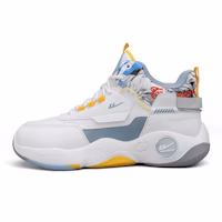 Warrior Basketball High 'White Blue Grey Yellow' WXY-F429C01 Warrior Basketball High 'White Blue Grey Yellow' WXY-F429C01