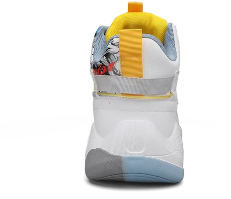 勇士篮球鞋 高帮 '白蓝灰黄' WXY-F429C01 Shop 勇士篮球鞋 高帮 '白蓝灰黄' WXY-F429C01
