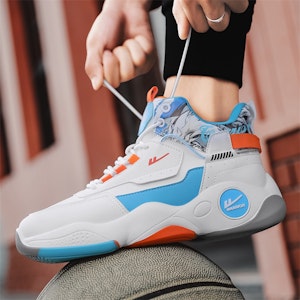 워리어 농구화 (화이트 블루 오렌지) WXY-F429C02 Details for 워리어 농구화 (화이트 블루 오렌지) WXY-F429C02