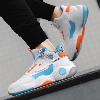 Baloncesto Warrior High 'Blanco Azul Naranja' WXY-F429C02 1