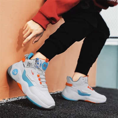 Baloncesto Warrior High 'Blanco Azul Naranja' WXY-F429C02 2