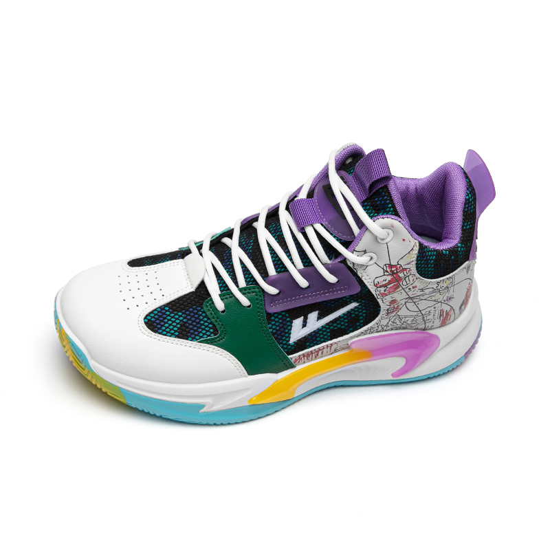 Warrior Basketball High 'White Purple' 圖 3