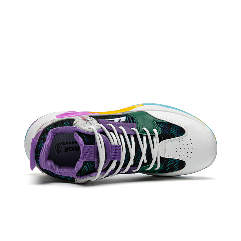 Warrior Basketball High 'White Purple' 圖 4