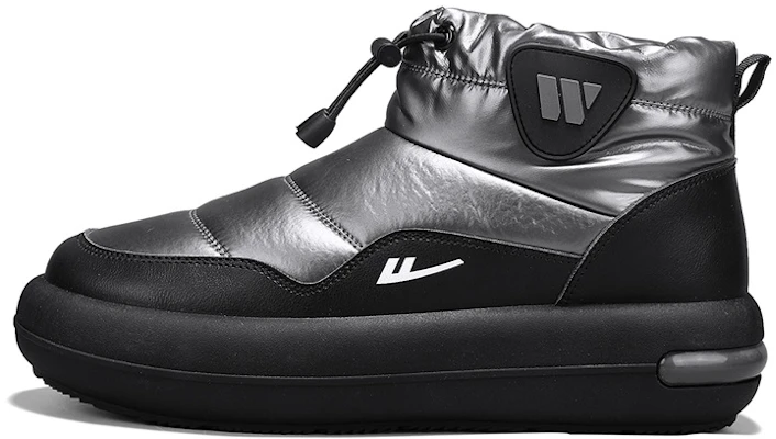 Warrior Black Silver Short Snow Boots, Warm, Non-Slip, Stylish Winter Wear WBN(JS)-183701 Buy Warrior Black Silver Short Snow Boots, Warm, Non-Slip, Stylish Winter Wear WBN(JS)-183701