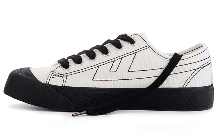Warrior Canvas 'Ulzzang Shell Toe White Black' WXY-P005TC01 - WXY ...