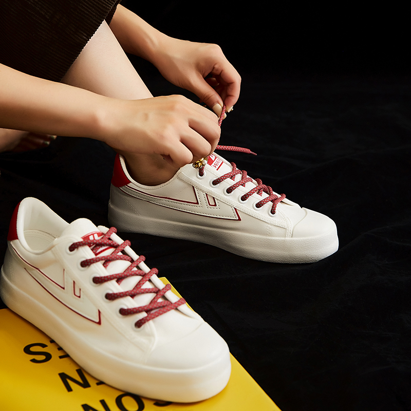 Warrior Canvas 'White Red' 圖 5