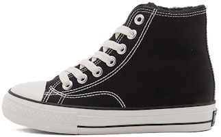 Warrior Canvas High-Top 'Black and White' WBX-73MJ02 Warrior Canvas High-Top 'Black and White' WBX-73MJ02