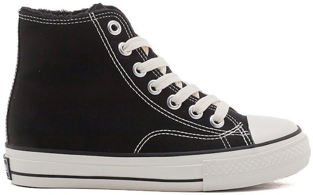 Warrior Canvas High-Top 'Black and White' WBX-73MJ02 Order Warrior Canvas High-Top 'Black and White' WBX-73MJ02