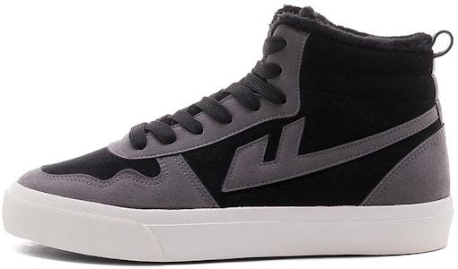 回力勇士 加絨高筒板鞋 黑灰 Buy 回力勇士 加絨高筒板鞋 黑灰