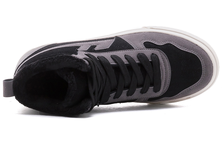 Shop Warrior Kanvas High-Top 'Hitam Abu-Abu' WBX-83MJ02