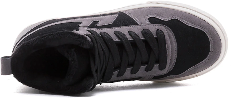 Warrior Kanvas High-Top 'Hitam Abu-Abu' WBX-83MJ02 Shop Warrior Kanvas High-Top 'Hitam Abu-Abu' WBX-83MJ02