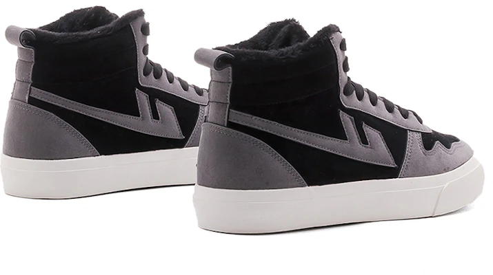 Warrior Kanvas High-Top 'Hitam Abu-Abu' WBX-83MJ02 Details for Warrior Kanvas High-Top 'Hitam Abu-Abu' WBX-83MJ02