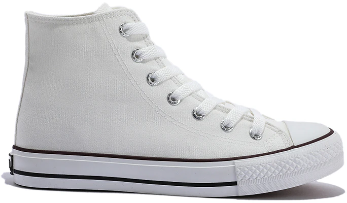 Warrior Canvas Alta Zapatilla 'Blanco Versátil' WXY-A236G02 Order Warrior Canvas Alta Zapatilla 'Blanco Versátil' WXY-A236G02