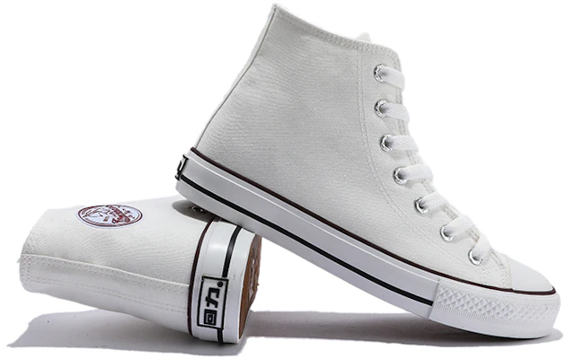 Warrior Canvas Alta Zapatilla 'Blanco Versátil' WXY-A236G02 Lookbook Warrior Canvas Alta Zapatilla 'Blanco Versátil' WXY-A236G02